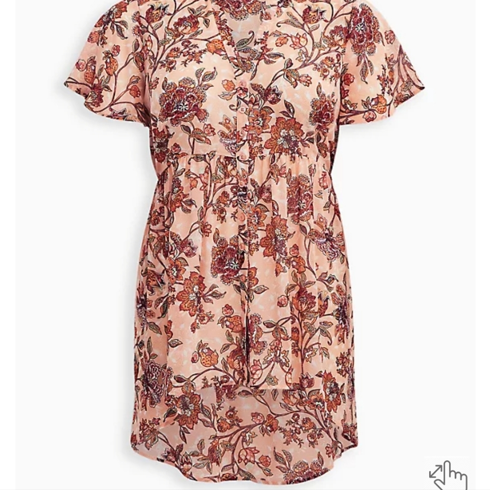 SOLD Torrid Lexie Babydoll Top